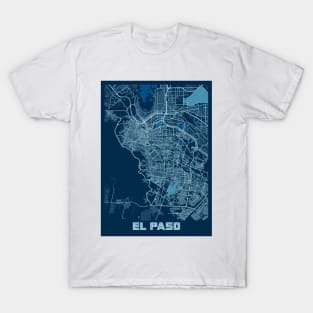 EL Paso - United States Peace City Map T-Shirt